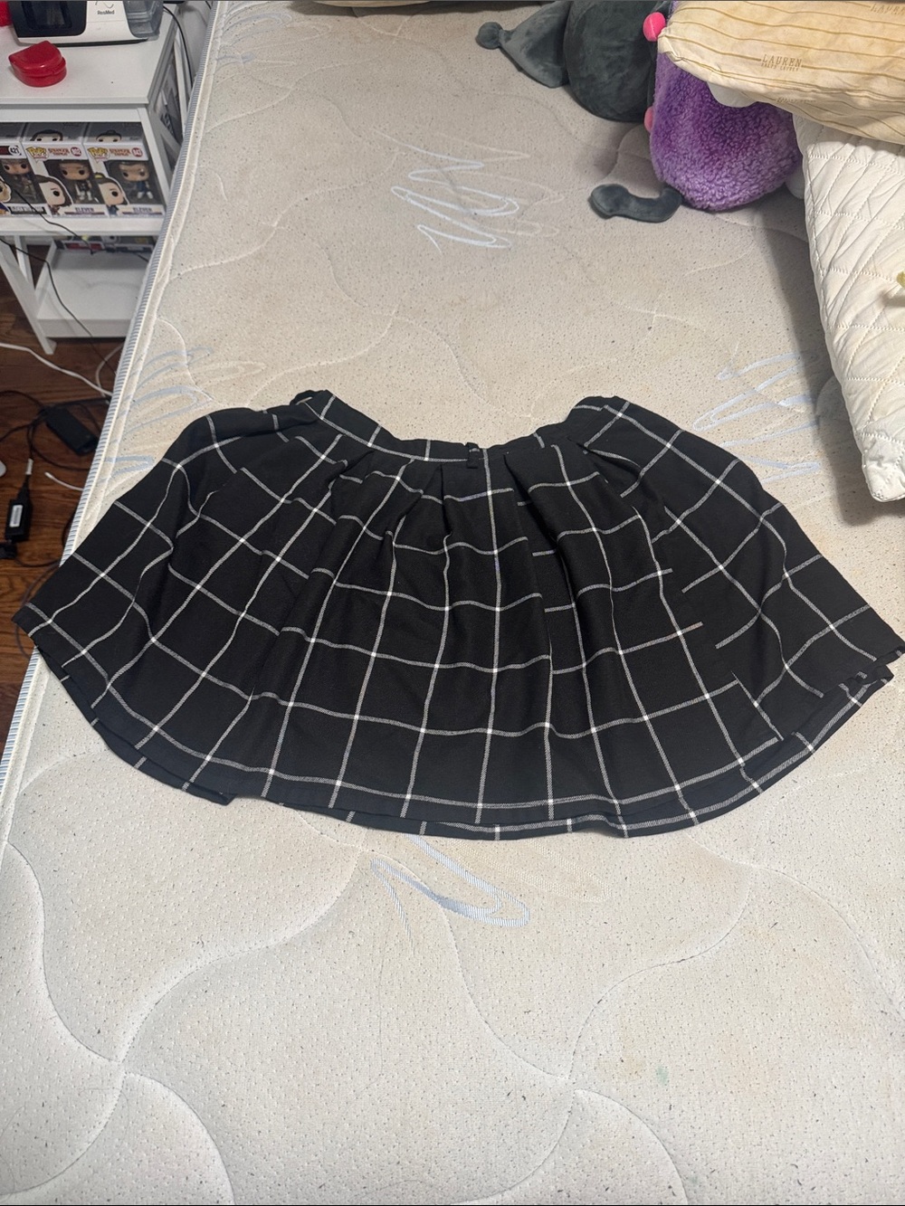 Black and White Mini Skirt